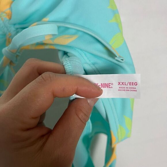 Ninety Nine Womens Cut out One Piece Swim Suit size XXL - Picture 6 of 9